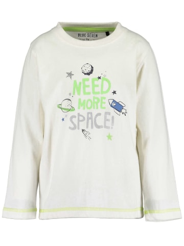 Blue Seven Blue Seven Longsleeve mit Print "Space" in Weiß