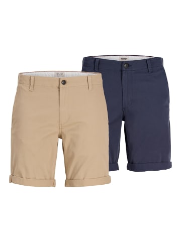 Jack & Jones 2er-Pack Chino Shorts in Navy Blazer