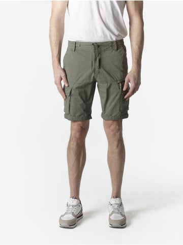 KOROSHI Herren cargo baumwollshorts in khaki