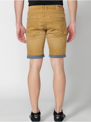 KOROSHI Bermuda Denim Stretch Regular Farben in beige