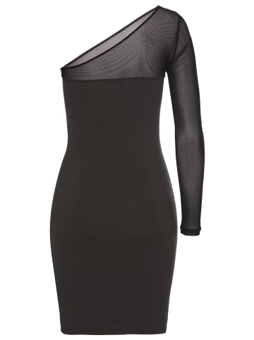 Laura Scott Druckkleid in schwarz