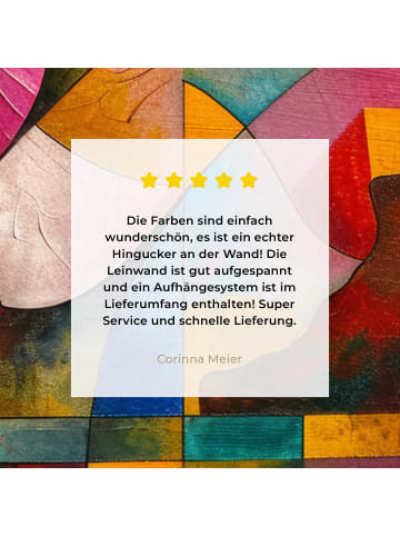 MuchoWow Leinwand bilder Geometrie (BxH)