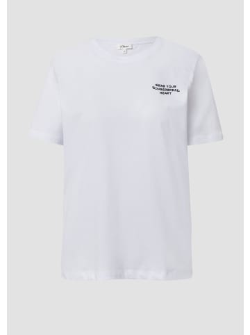 s.Oliver T-Shirt in 01D4_weiß
