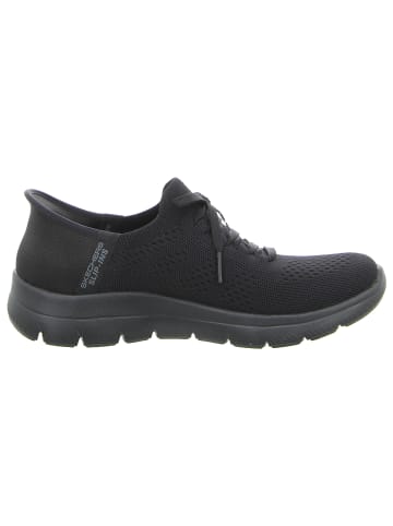Skechers Sportlicher Slipper in schwarz