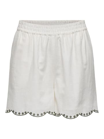 JDY Shorts in Cloud Dancer