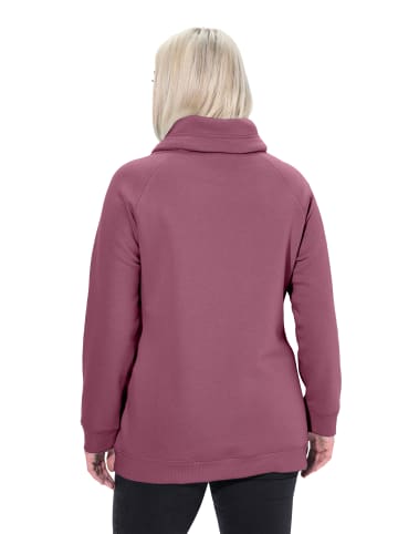 Ulla Popken Sweatshirt in dunkle rose