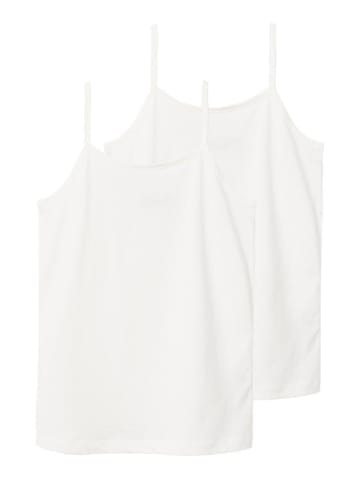 name it 2er-Pack Trägertop in White Alyssum
