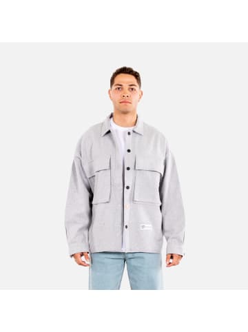 Megaman Hemdjacke Oversize in Grau