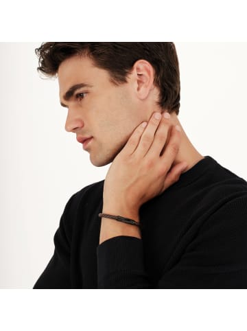 Breil Armband leather bloom braun