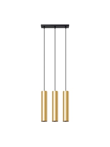 Nice Lamps Pendelleuchte CASTRO 3 poliertes Gold H 90