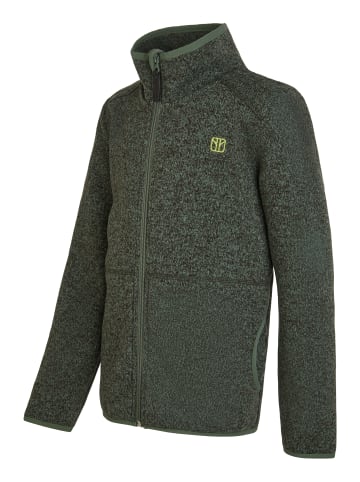 elkline Strickfleecejacke Tricky in greenmelange