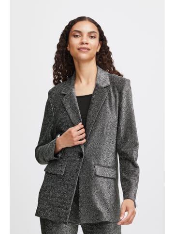 b.young Jackenblazer BYTACHA Blazer - 20814190  Moderner Blazer mit Klappentaschen in Grau