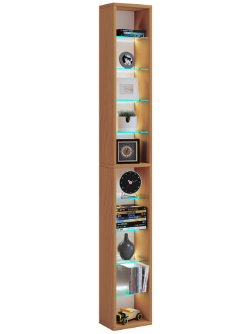 VCM  Holz CD DVD Stand Aufbewahrung Regal Rasato XL in Buche