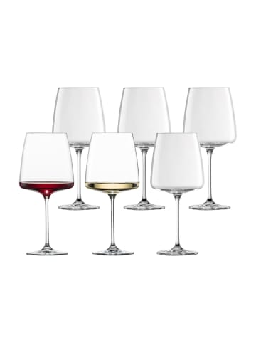 Zwiesel Glas 6er Set Weingläser Vivid Senses in 710 ml in transparent
