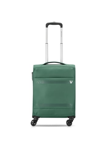 Roncato Jazz 4.0 4 Rollen Kabinentrolley S 55 cm mit Dehnfalte smaragd
