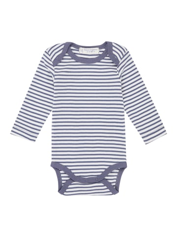 Sense Organics Bio Baby Langarm Body "Yvon" in Blau-Weiß