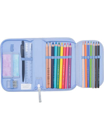 BECKMANN Federmappe mit Inhalt Seashell in blau