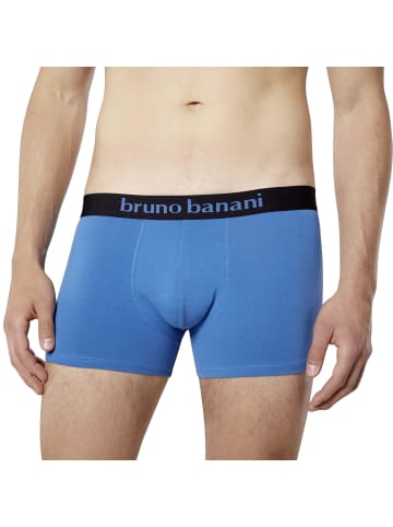 Bruno Banani Boxershort 2er Pack in Mosaikblau/Schwarz