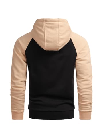 Alessandro Salvarini Hoodie Alessandro Salvarini Herren Sweatjacke AS297 in Beige