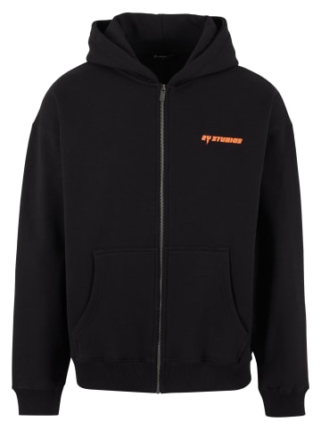 2Y Studios 2Y Studios Herren Last For Life Oversize Zip-Hoodie in black