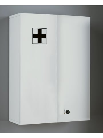 ebuy24 Badschrank Medasa Weiß 50 x 20 cm
