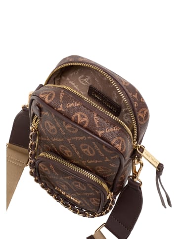 Carlo Colucci Umhängetasche Dellabona in Braun