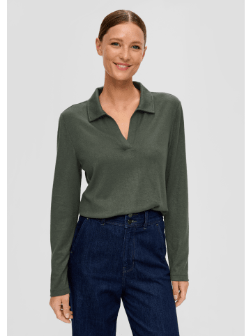 s.Oliver T-Shirt langarm in Olive