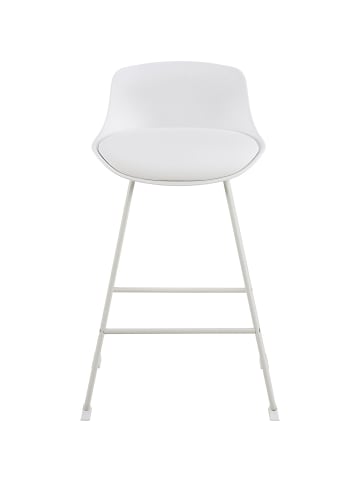 ebuy24 Barhocker Tina Weiß 2er Set