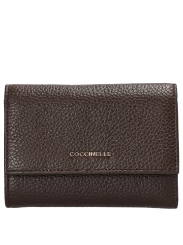 COCCINELLE Metallic Soft - Geldbörse 12cc 14 cm (ribes) in brunette