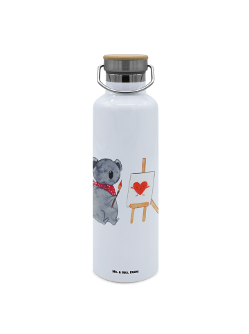 Mr. & Mrs. Panda Trinkflasche Koala Künstler ohne Spruch in Weiß