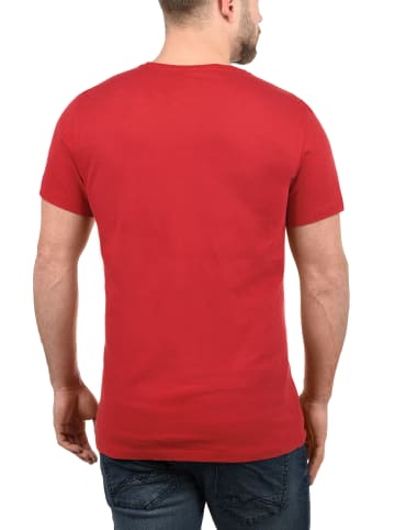 BLEND Rundhalsshirt in rot