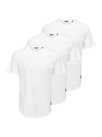 ONLY & SONS T-Shirt Matt in Creme