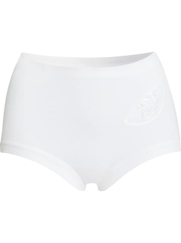 Con-ta Baumwolle, Feinripp Taillenslip 4er-Pack kochfest in weiß