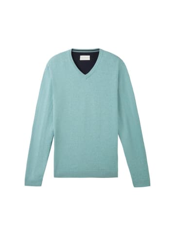 Tom Tailor Pullover in soft mint melange