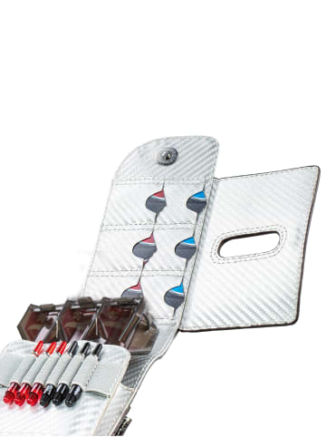 BULLS Dartcase SECC Darttasche Dartbox Pfeilaufbewahrung Darts-Etui in Grau