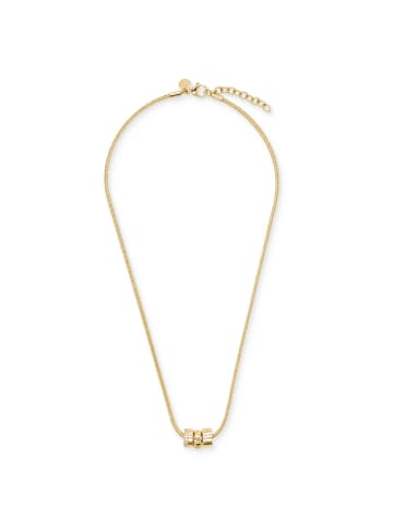 Tom Tailor Kette mit Anhänger Edelstahl, IP gold in Gold