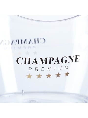 relaxdays 2 x Eiseimer in Transparent - 8l