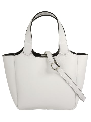 Cluty Handtasche echt Leder in weiß