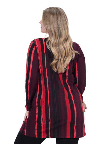 Ulla Popken Longshirt in rubinrot