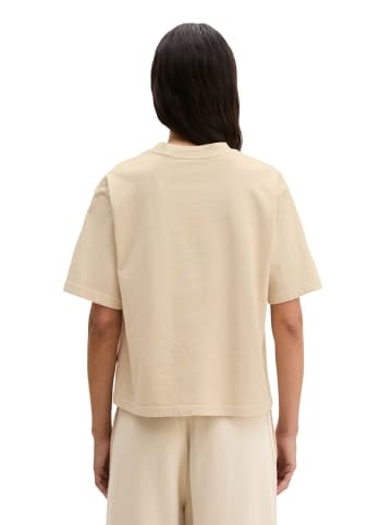Marc O'Polo Logo-T-Shirt regular in Linen Beige