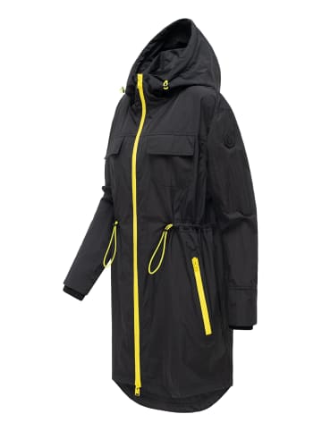 Marikoo Kurzmantel Trüffelbonbon 16 in Black