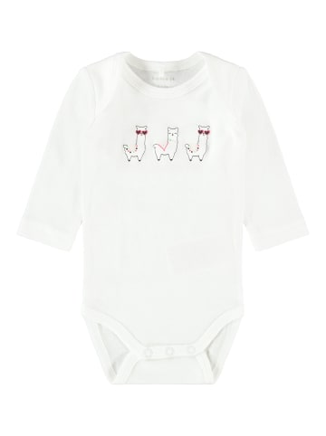 name it langarm Bodys im 3er-Pack Alpaka in Rot