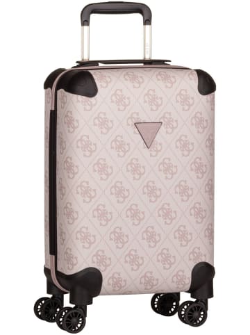 Guess Koffer & Trolley Berta 18 in 8-Wheeler in Dove Logo