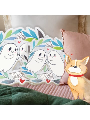 Mr. & Mrs. Panda Kuschelkissen Gespenster  Liebe  ohne Spruch in Weiß