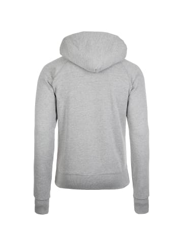 Bolzr Kapuzensweatjacke Sweatjacke in grau / schwarz