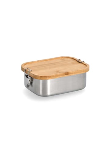 Zeller Present Lunchbox in silbern