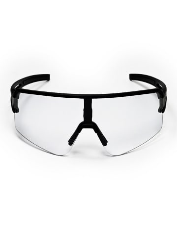 YEAZ SUNSPOT Sport-Sonnenbrille weiß/transparent in schwarz / transparent