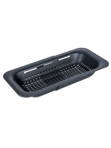 Wenko Spülbecken-Organizer SIVO, ausziehbar in Schwarz, (H) 7 x (L) 20 cm