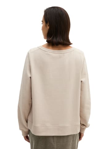 Marc O'Polo Sweatshirt relaxed garment-dyed in Natural