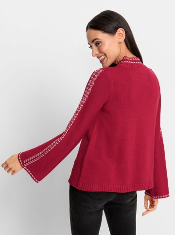 Heine Stehkragenpullover in rot